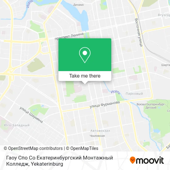 Гаоу Спо Со Екатеринбургский Монтажный Колледж map
