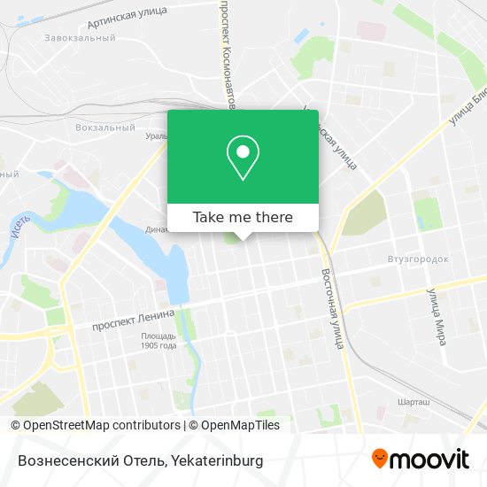 Вознесенский Отель map