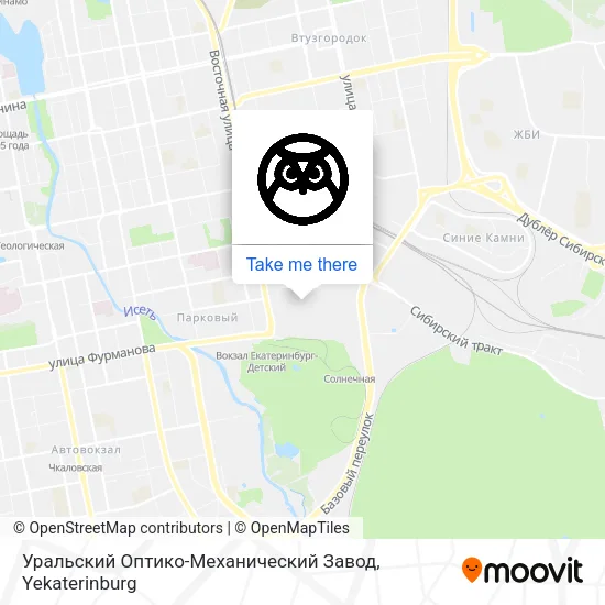 Уральский Оптико-Механический Завод map