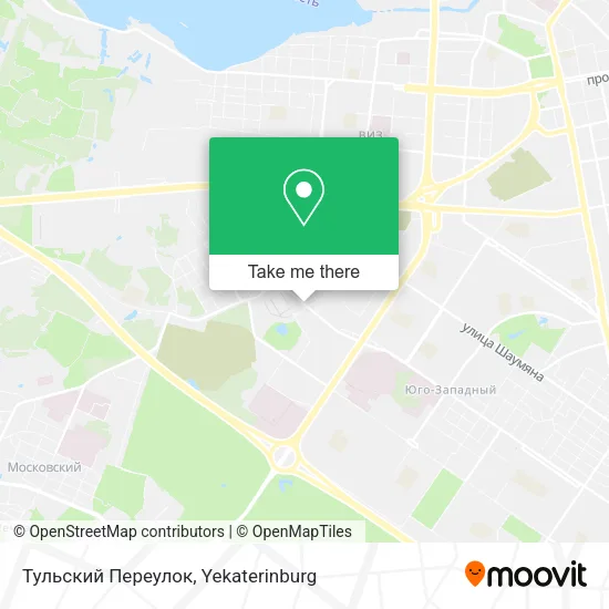 Тульский Переулок map