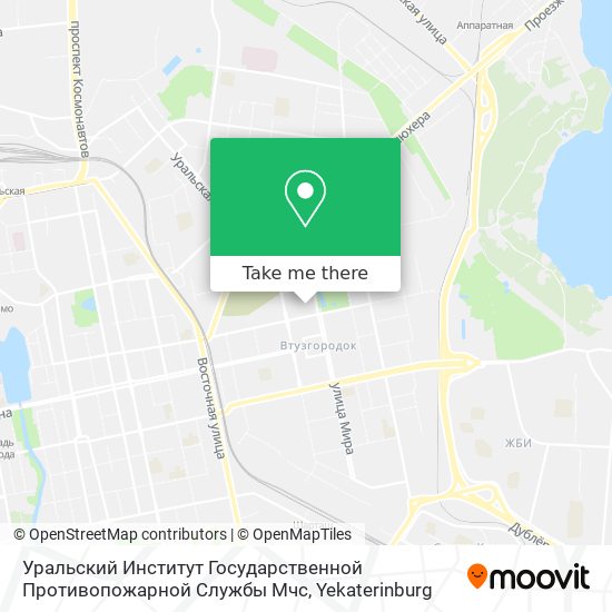 Уральский Институт Государственной Противопожарной Службы Мчс map