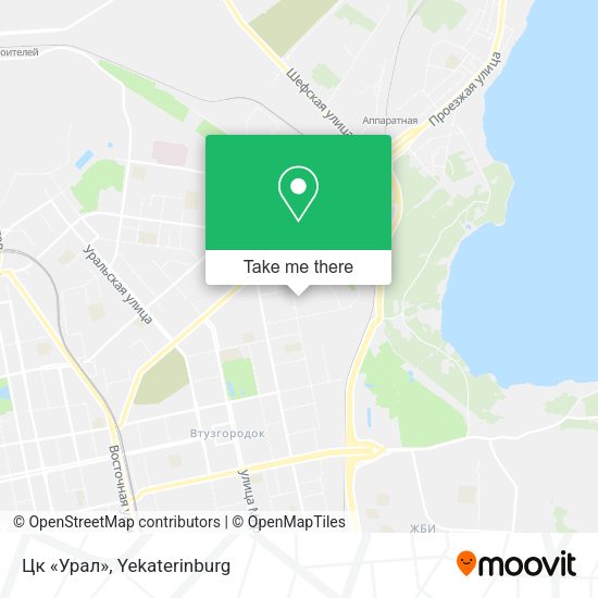 Цк «Урал» map