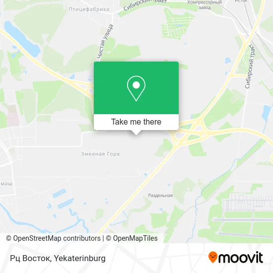 Рц Восток map