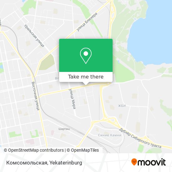 Комсомольская map