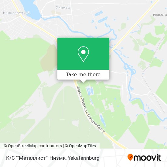 К/С ""Металлист"" Низмк map