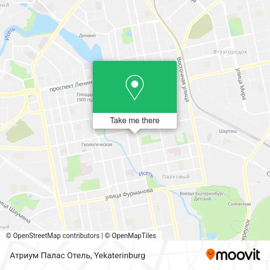 Атриум Палас Отель map