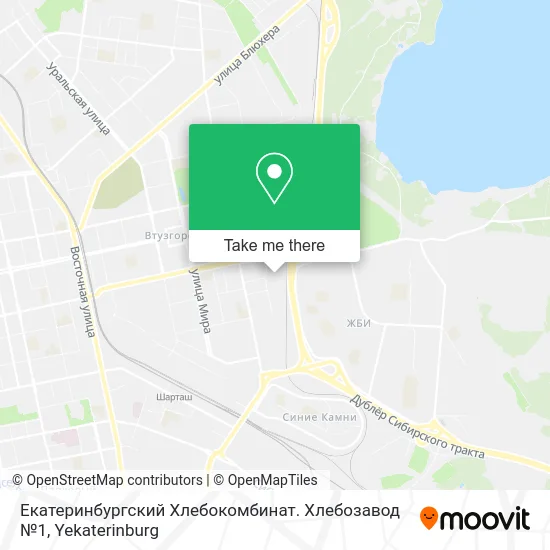 Екатеринбургский Хлебокомбинат. Хлебозавод №1 map
