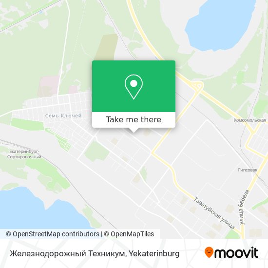 Железнодорожный Техникум map