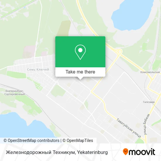 Железнодорожный Техникум map