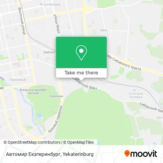 Автомир Екатеринбург map