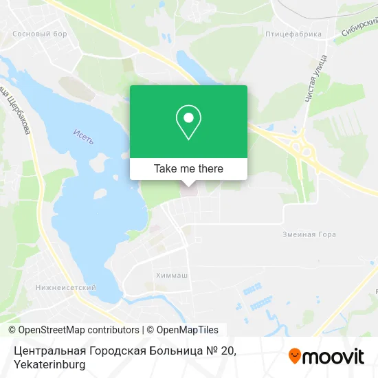 Центральная Городская Больница № 20 map