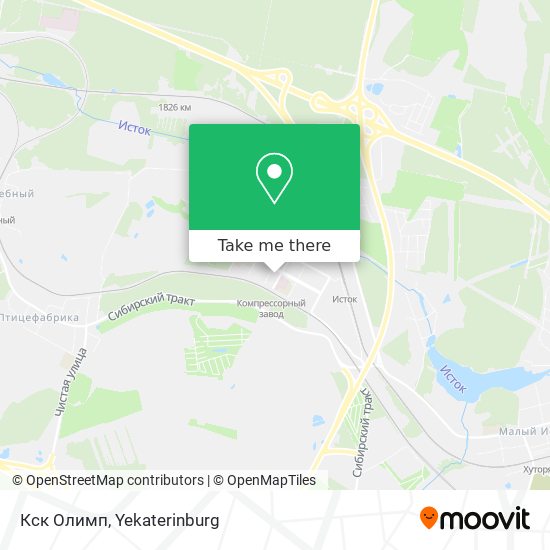 Кск Олимп map