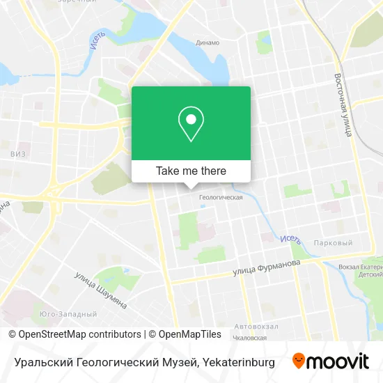 Уральский Геологический Музей map