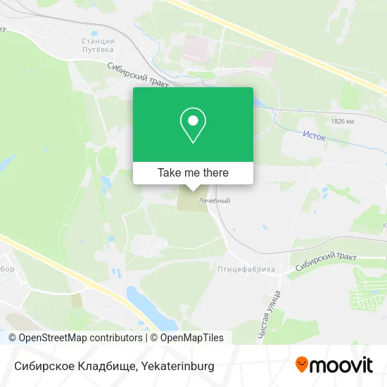 Сибирское Кладбище map