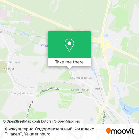 Физкультурно-Оздоровительный Комплекс ""Факел"" map