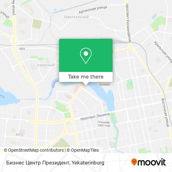 Бизнес Центр Президент map
