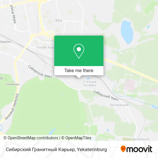 Сибирский Гранитный Карьер map