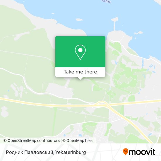 Родник Павловский map