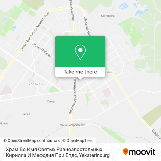 Храм Во Имя Святых Равноапостольных Кирилла И Мефодия При Епдс map