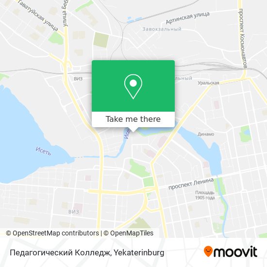 Педагогический Колледж map