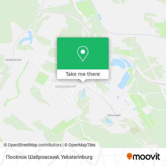 Посёлок Шабровский map
