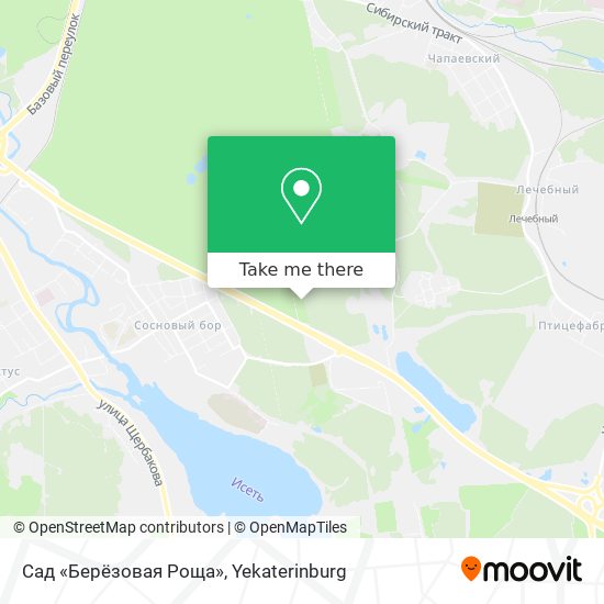 Сад «Берёзовая Роща» map