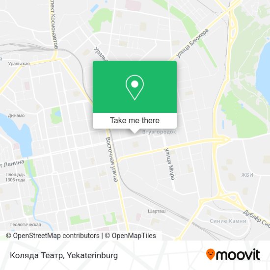 Коляда Театр map