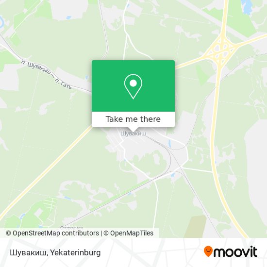 Шувакиш map