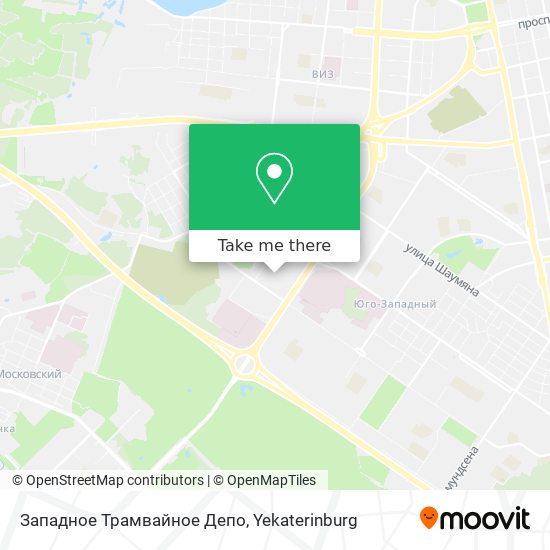 Западное Трамвайное Депо map