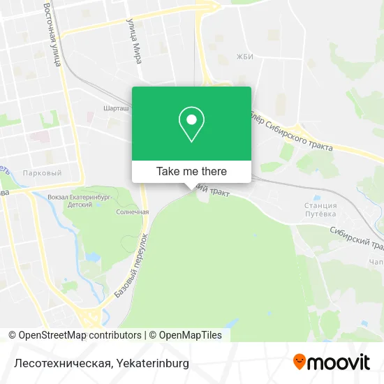 Лесотехническая map