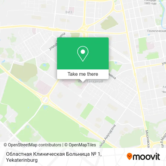 Областная Клиническая Больница № 1 map