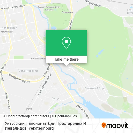 Уктусский Пансионат Для Престарелых И Инвалидов map