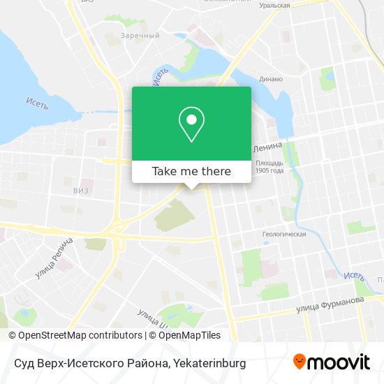 Суд Верх-Исетского Района map