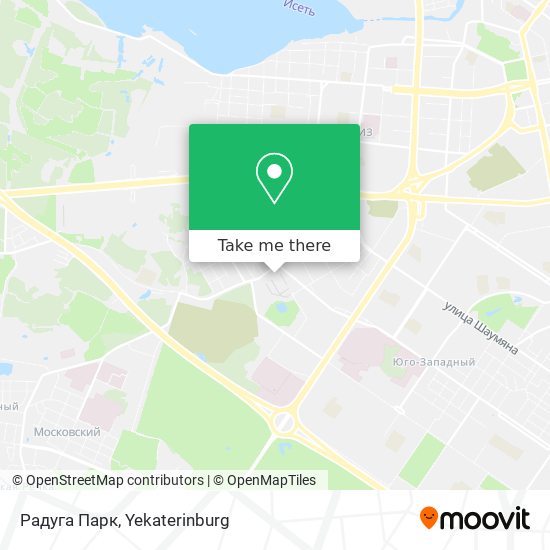 Радуга Парк map