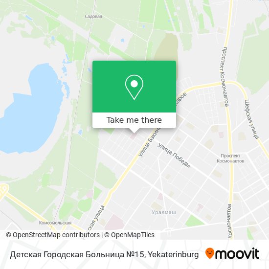 Детская Городская Больница №15 map