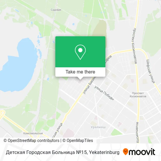 Детская Городская Больница №15 map