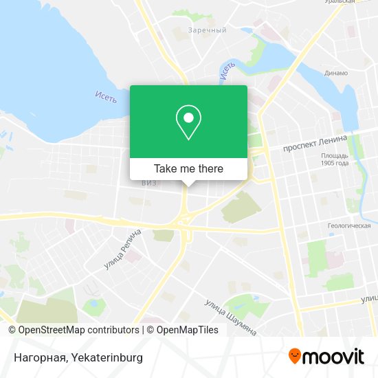 Нагорная map