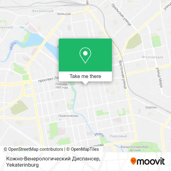 Кожно-Венерологический Диспансер map