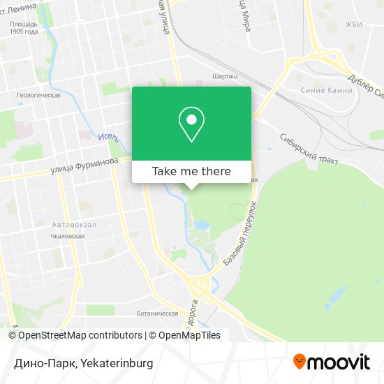 Дино-Парк map