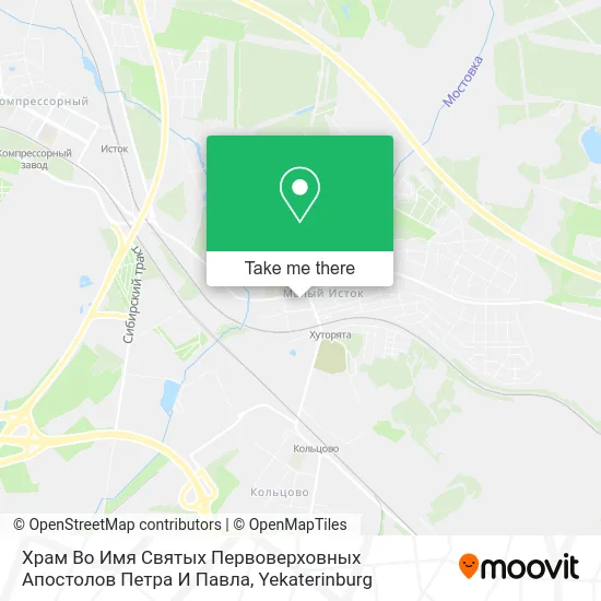 Храм Во Имя Святых Первоверховных Апостолов Петра И Павла map