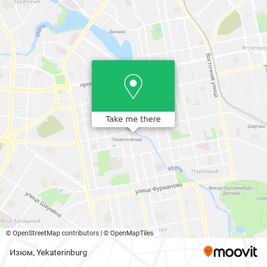 Изюм map