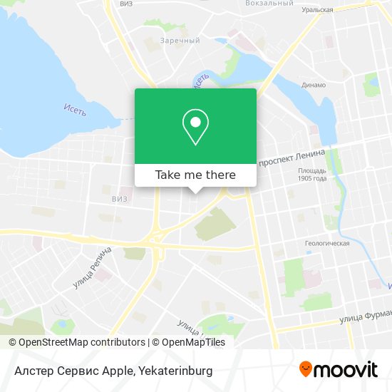 Алстер Сервис Apple map