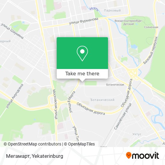 Мегамарт map