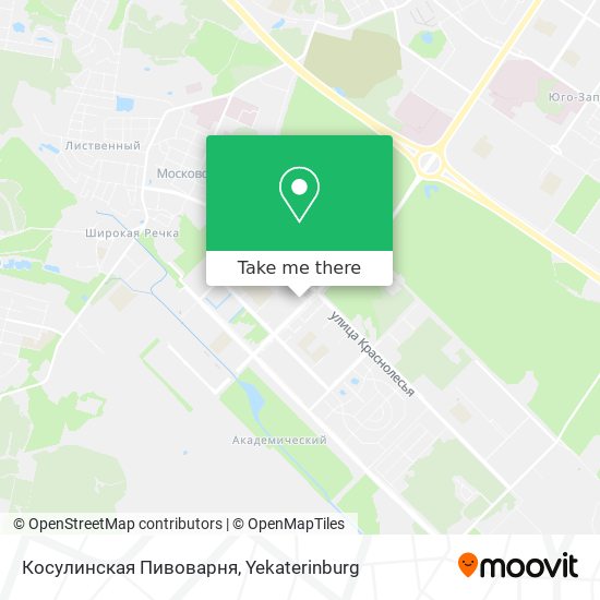 Косулинская Пивоварня map