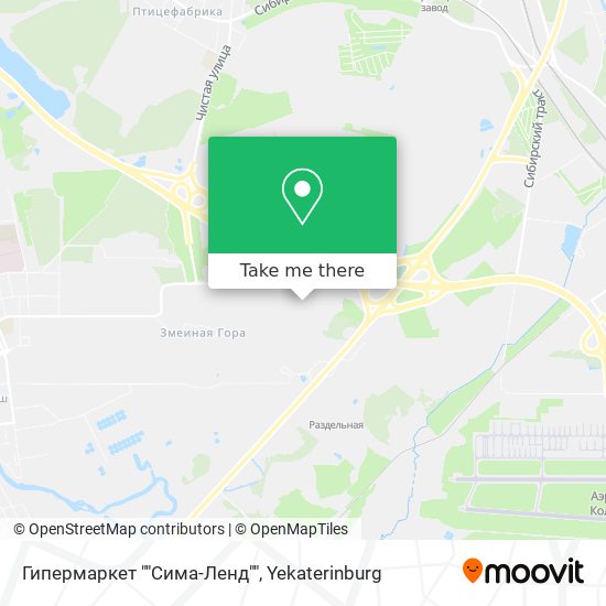 Гипермаркет ""Сима-Ленд"" map