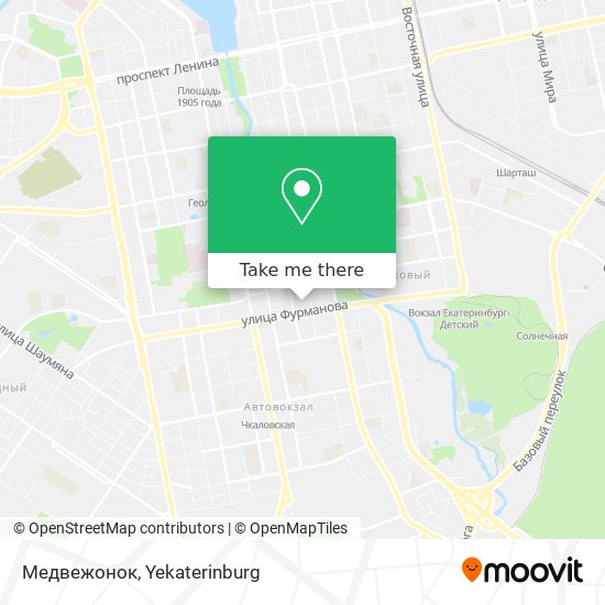 Медвежонок map