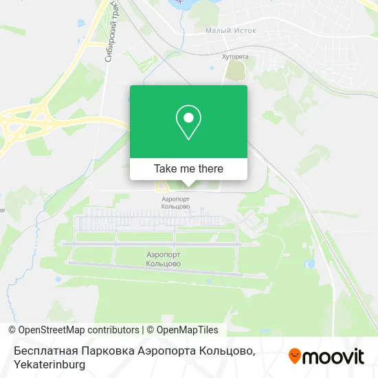 Бесплатная Парковка Аэропорта Кольцово map