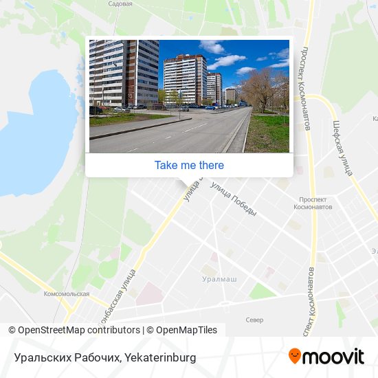 Уральских Рабочих map