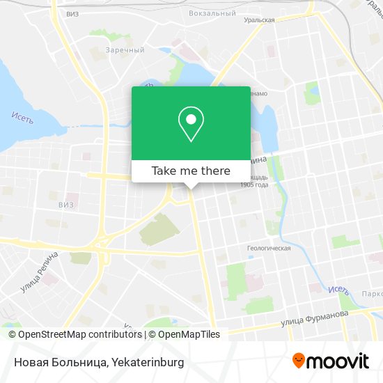 Новая Больница map