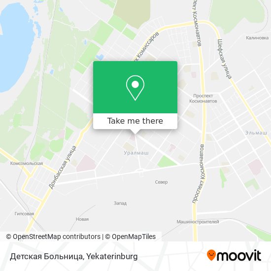 Детская Больница map